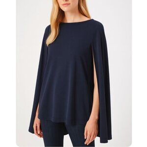 Kal Rieman Navy Blue Cape Sweatshirt Top size XS